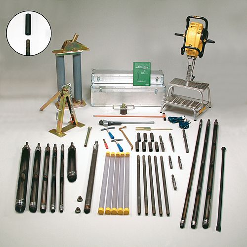 04.19.SC Percussion Drilling Set For Heterogeneous Soils With RD32-Connection