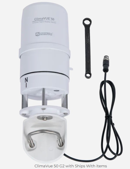 ClimaVUE 50 G2 Compact, Digital, SDI-12 Weather Sensor — image 2