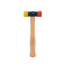 Estwing Red and Yellow Rubber Mallet Hammers thumbnail 2