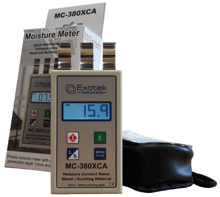 Exotek MC-380XCA Dual Scanning Depth Moisture Meter thumbnail 2