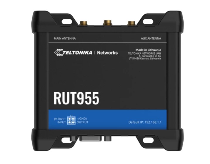 Teltonika RUT955 Industrial Cellular Router LTE WLAN Router thumbnail 1